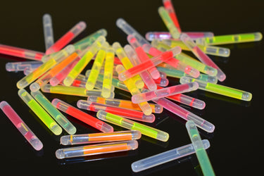 1.5 inch Assorted Mini Glow Sticks- 50 Per Package